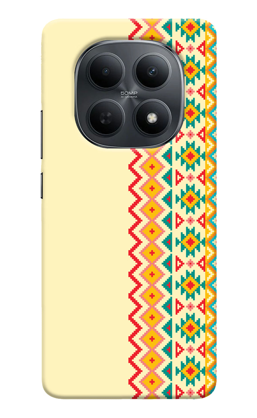 Ethnic Seamless Poco M8 5G Back Cover, Hard case
