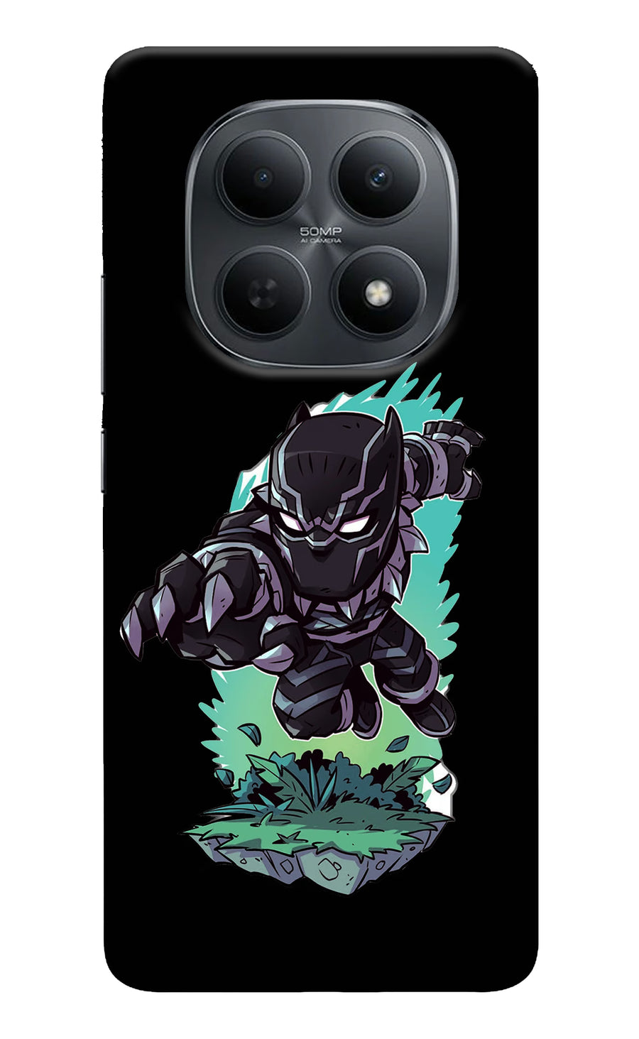 Black Panther Poco M8 5G Back Cover, Hard case