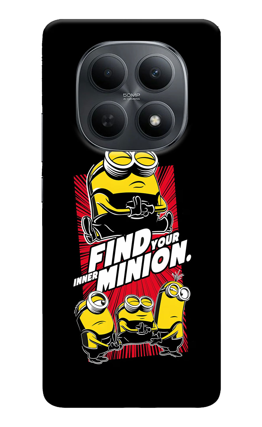 Find your inner Minion Poco M8 5G Back Cover, Hard case