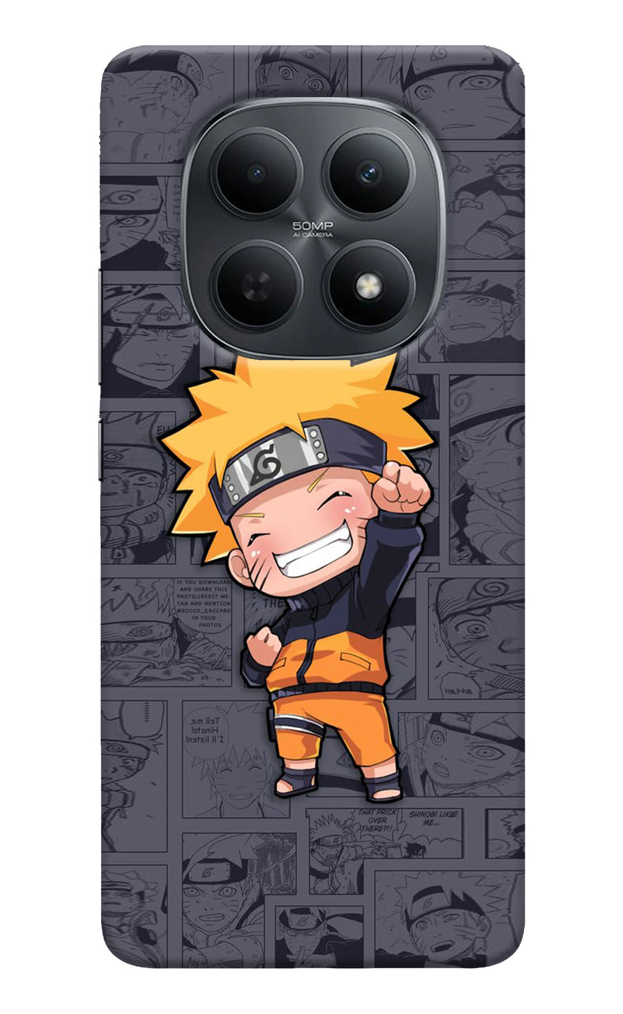 Chota Naruto Poco M8 5G Back Cover, Hard case