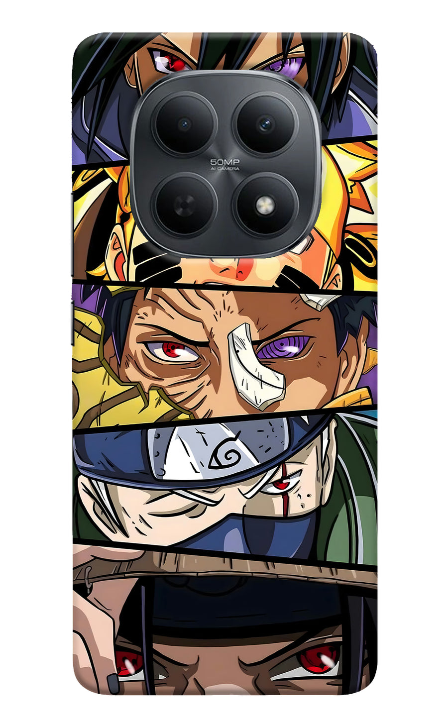 Naruto Character Poco M8 5G Back Cover, Hard case