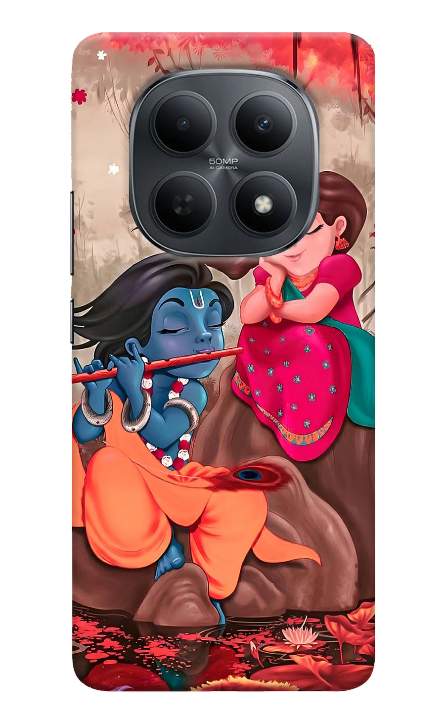 Radhe Krishna Poco M8 5G Back Cover, Hard case
