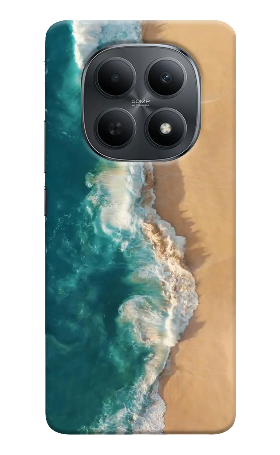 Ocean Beach Poco M8 5G Back Cover, Hard case