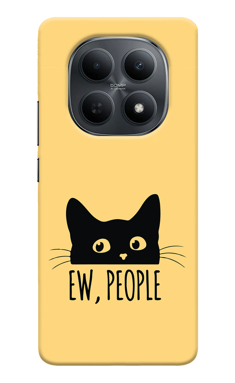 Ew People Catitude Poco M8 5G Back Cover, Hard case