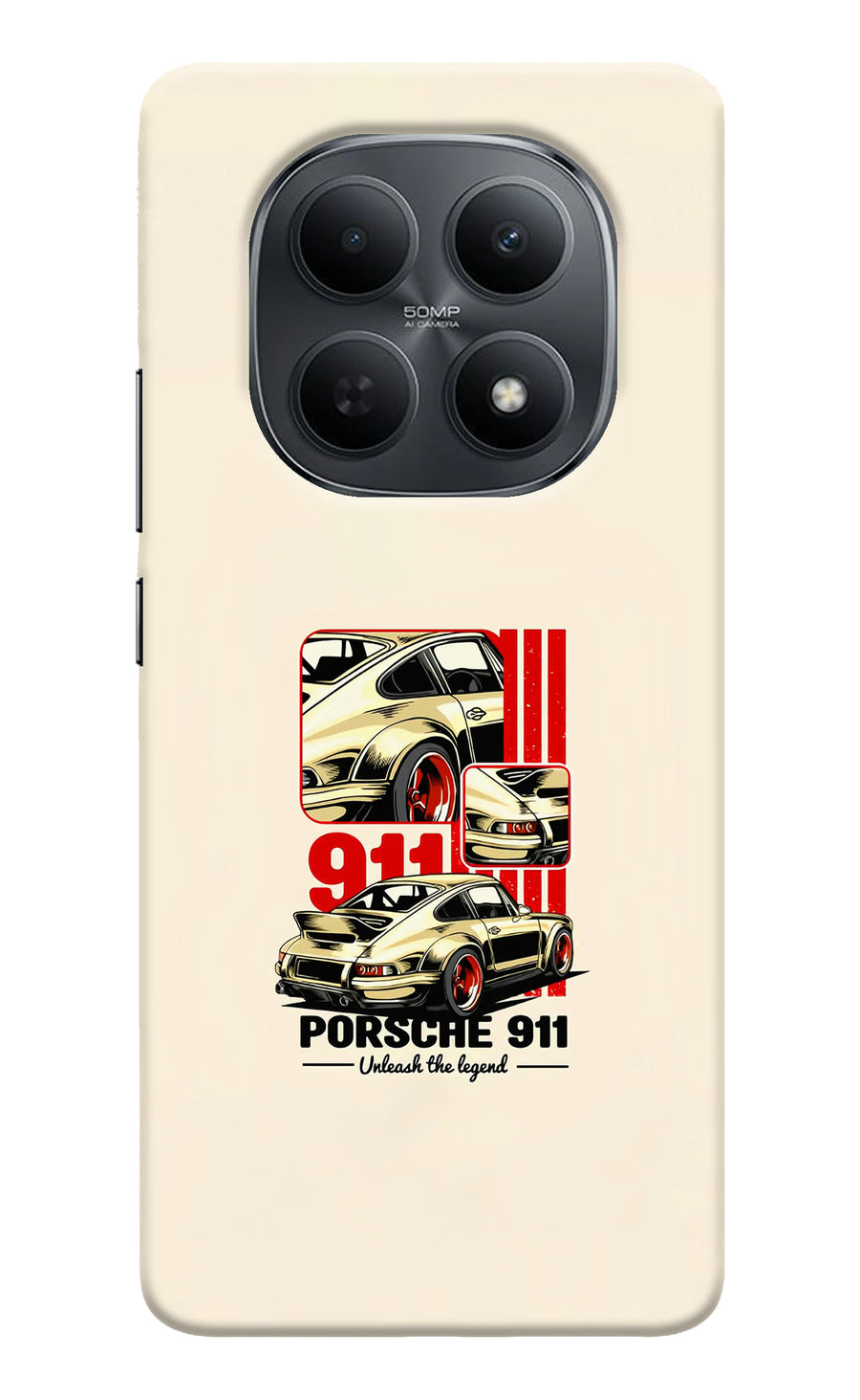 Classic Porsche 911 Poco M8 5G Back Cover, Hard case