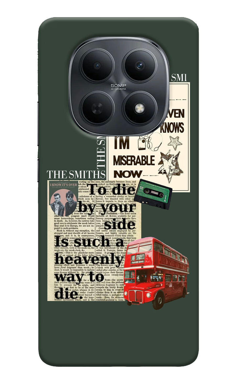 The Smiths Poco M8 5G Back Cover, Hard case