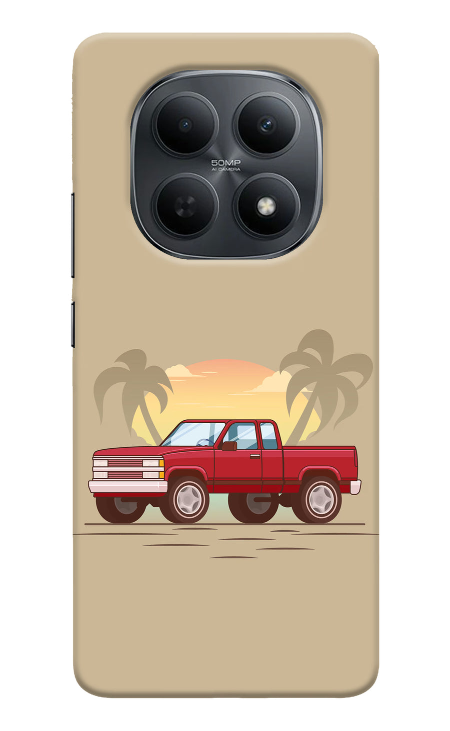 Desert Classic Drive Poco M8 5G Back Cover, Hard case