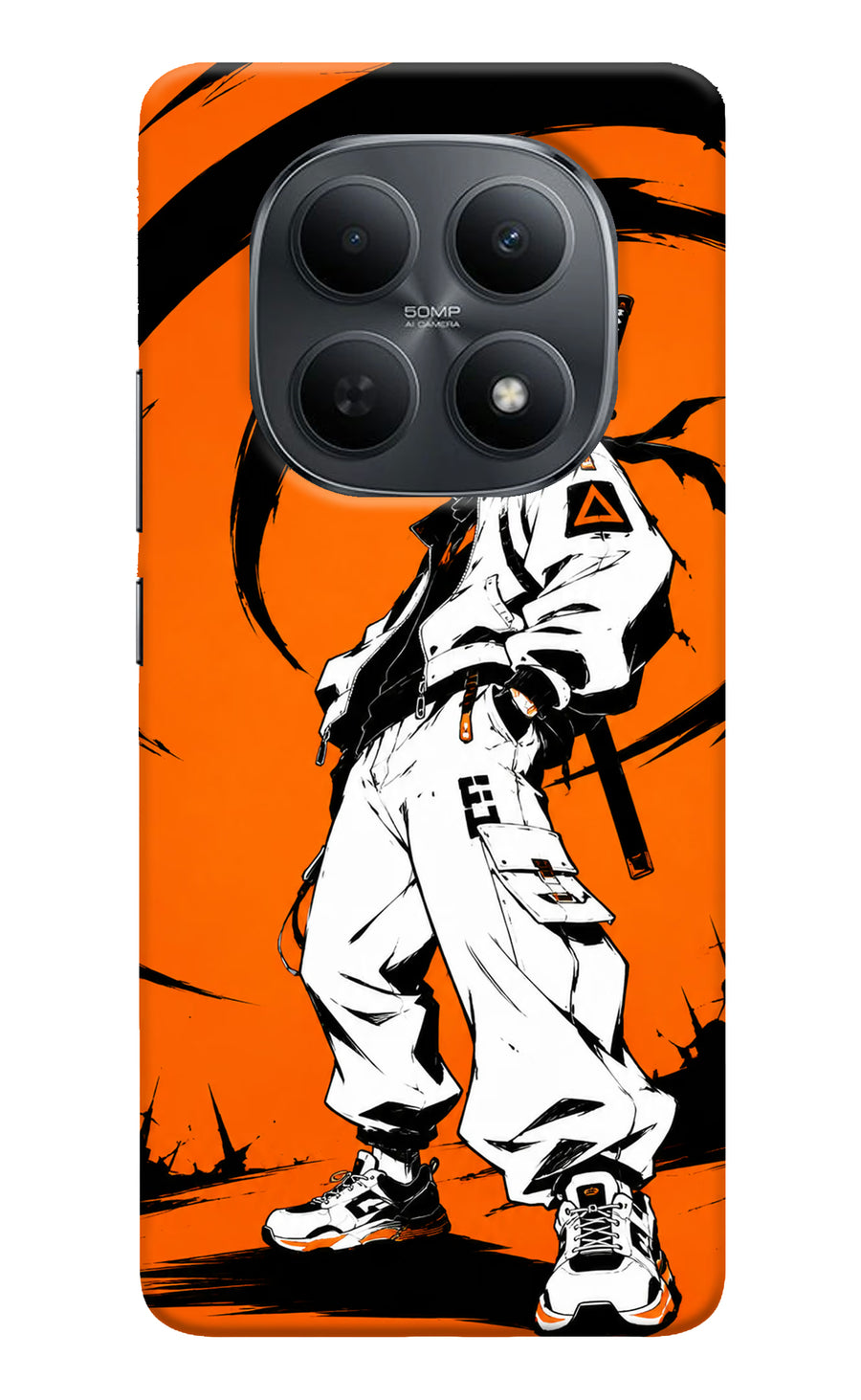 Street Samurai Poco M8 5G Back Cover, Hard case