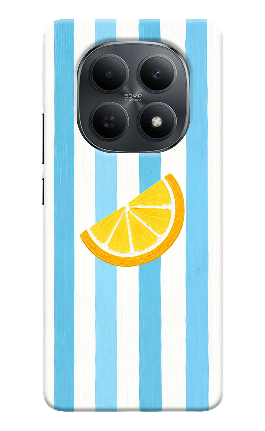 Summer Lemon Poco M8 5G Back Cover, Hard case