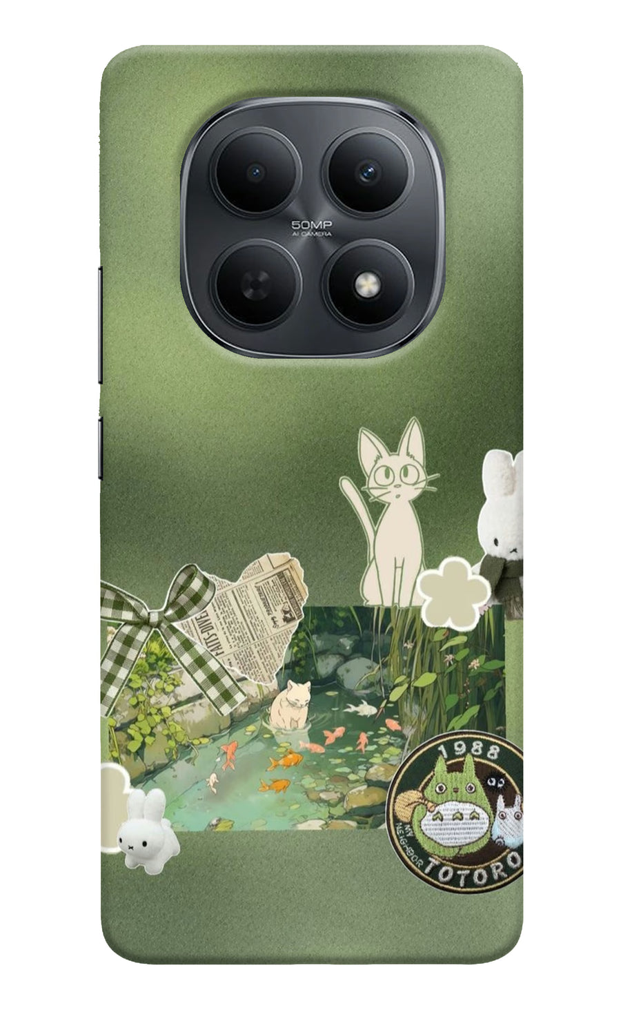 Aesthetic anime Poco M8 5G Back Cover, Hard case