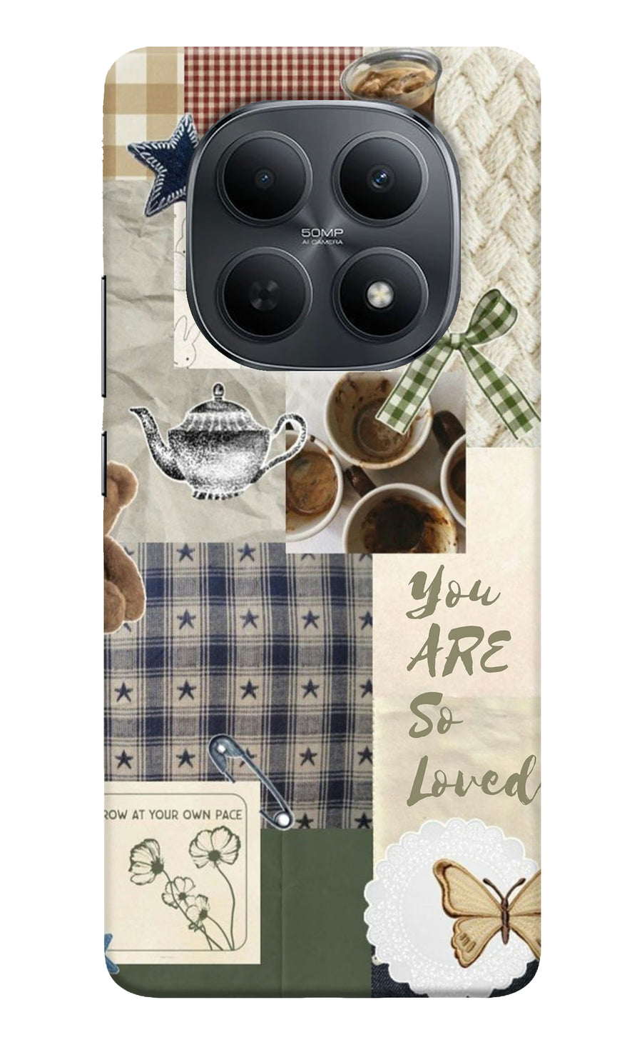 Cookie Poco M8 5G Back Cover, Hard case