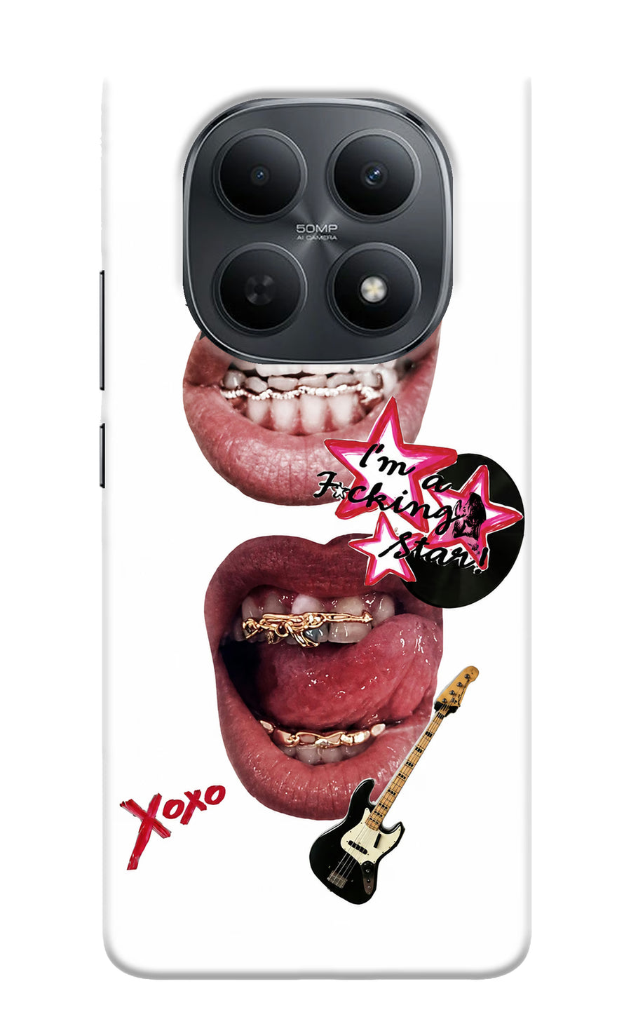 Rockstar Poco M8 5G Back Cover, Hard case
