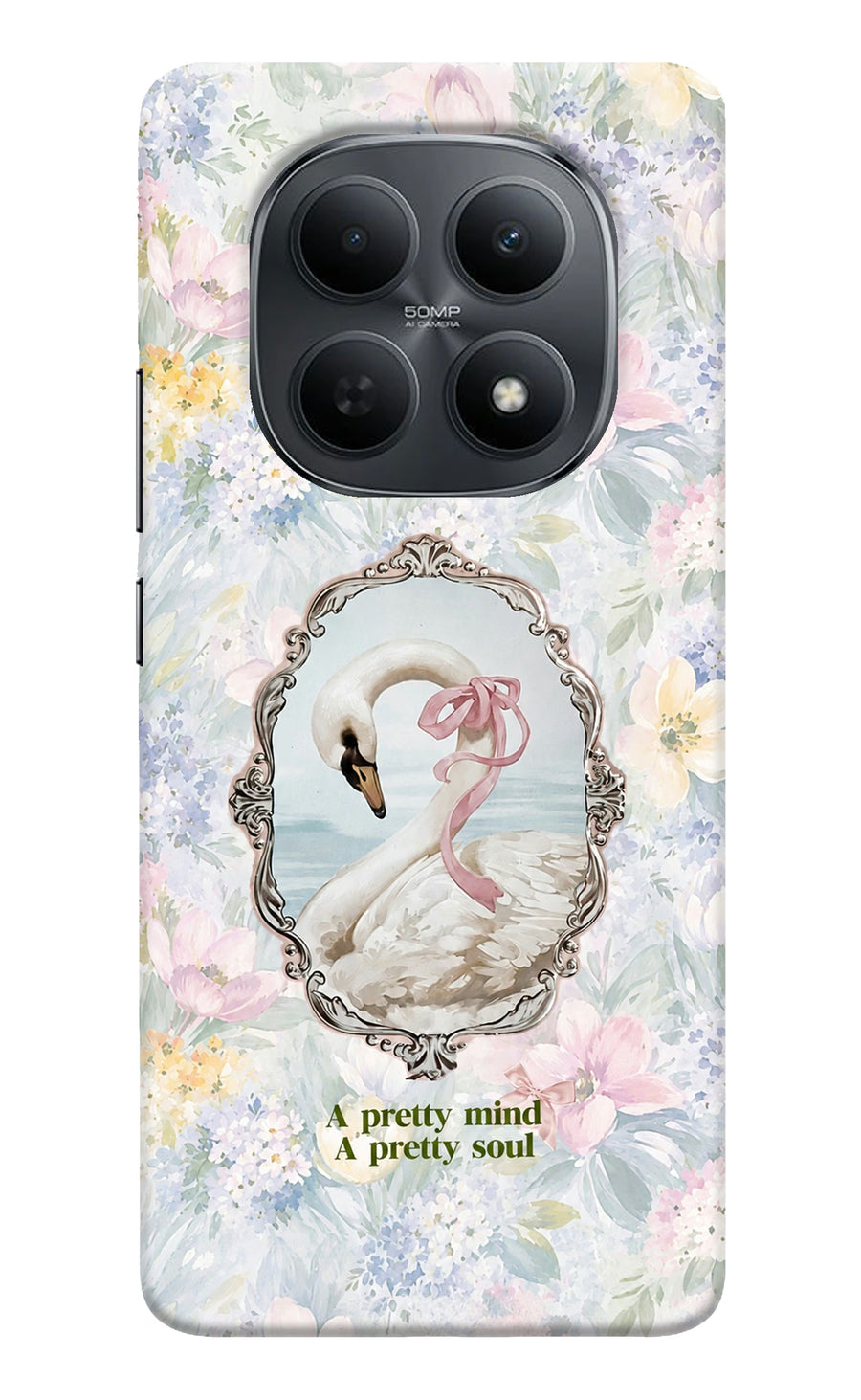 Pretty Mind Pretty Soul Poco M8 5G Back Cover, Hard case