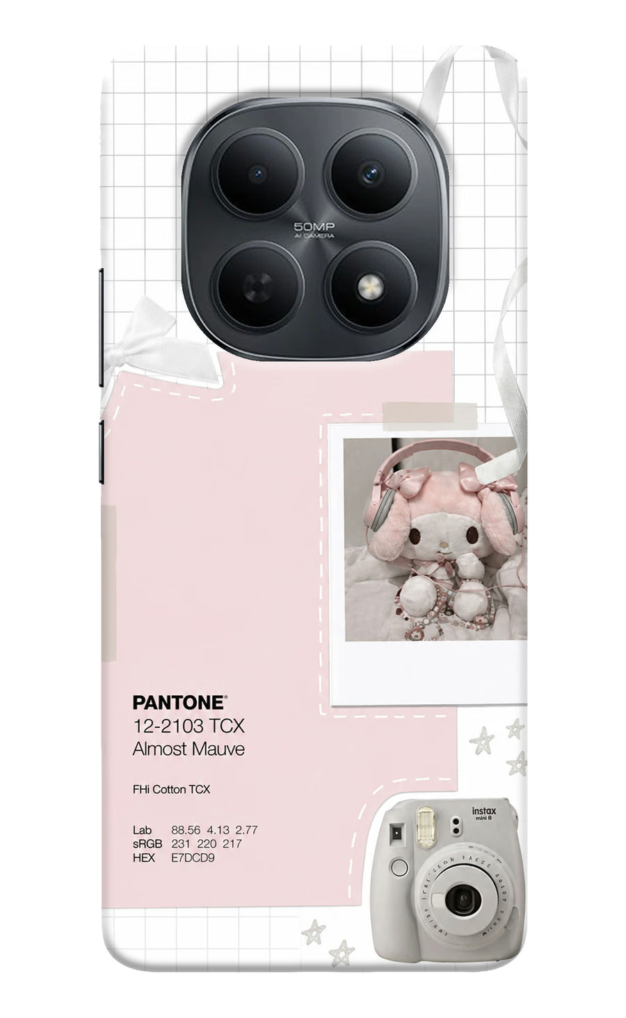 Pantone Asthetic Poco M8 5G Back Cover, Hard case