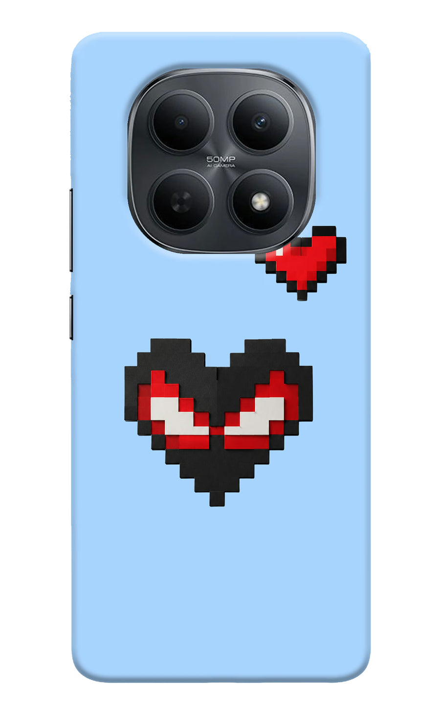 Peter Heart Poco M8 5G Back Cover, Hard case