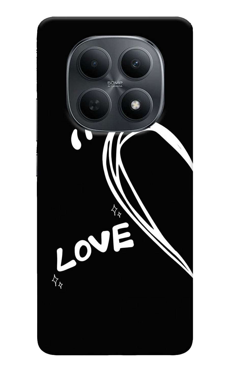 Love Line Poco M8 5G Back Cover, Hard case