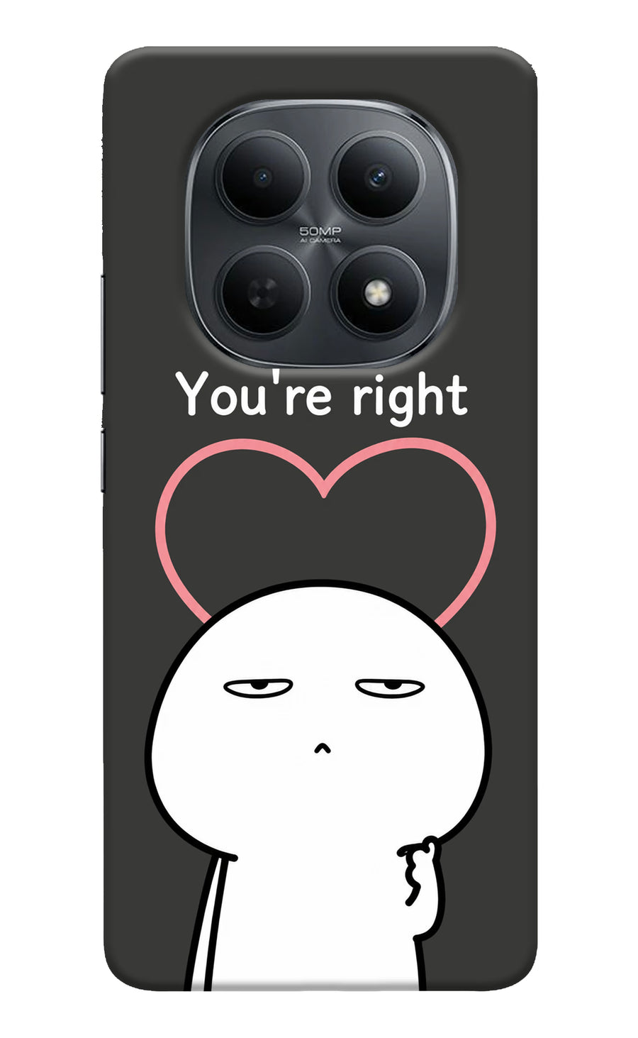 You're Right Poco M8 5G Back Cover, Hard case