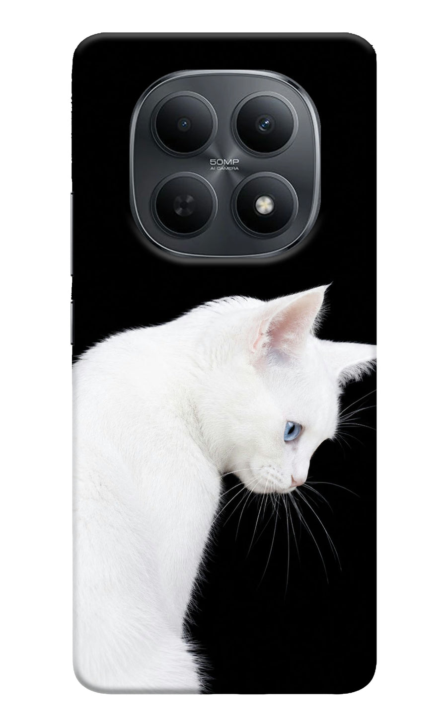Snow Gaze Poco M8 5G Back Cover, Hard case