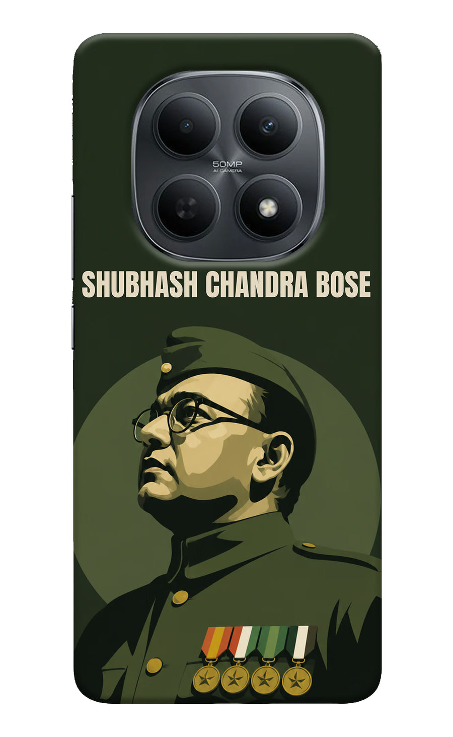 Netaji Legacy Poco M8 5G Back Cover, Hard case