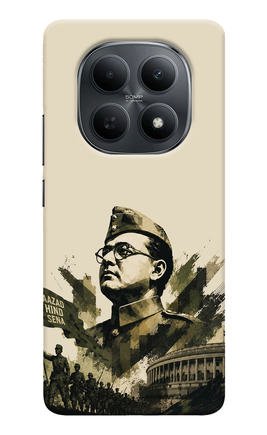 Netaji Rising Poco M8 5G Back Cover, Hard case