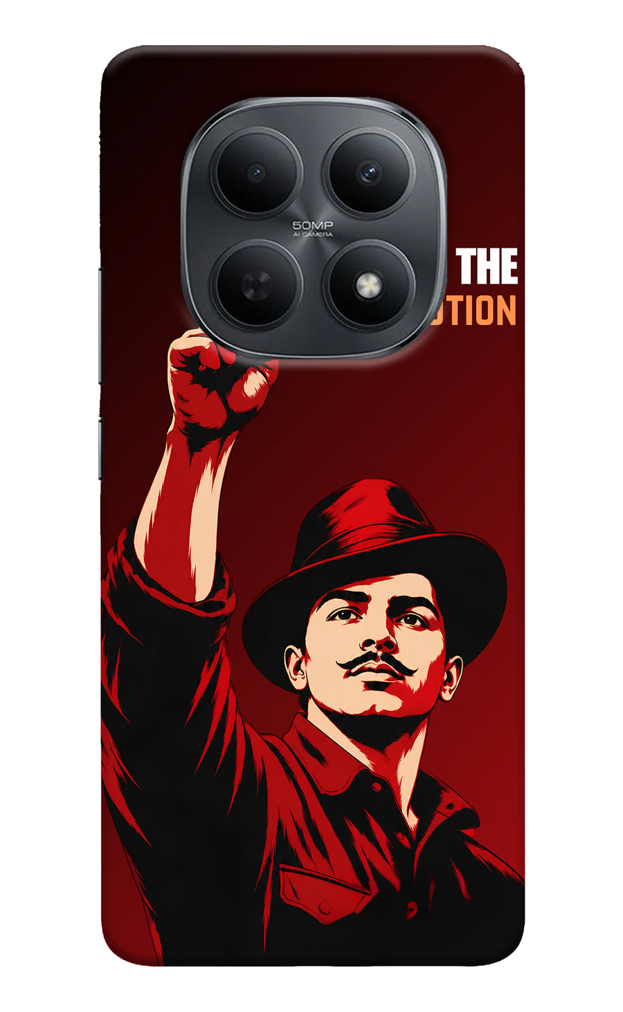 Bhagat Singh Revolution Poco M8 5G Back Cover, Hard case