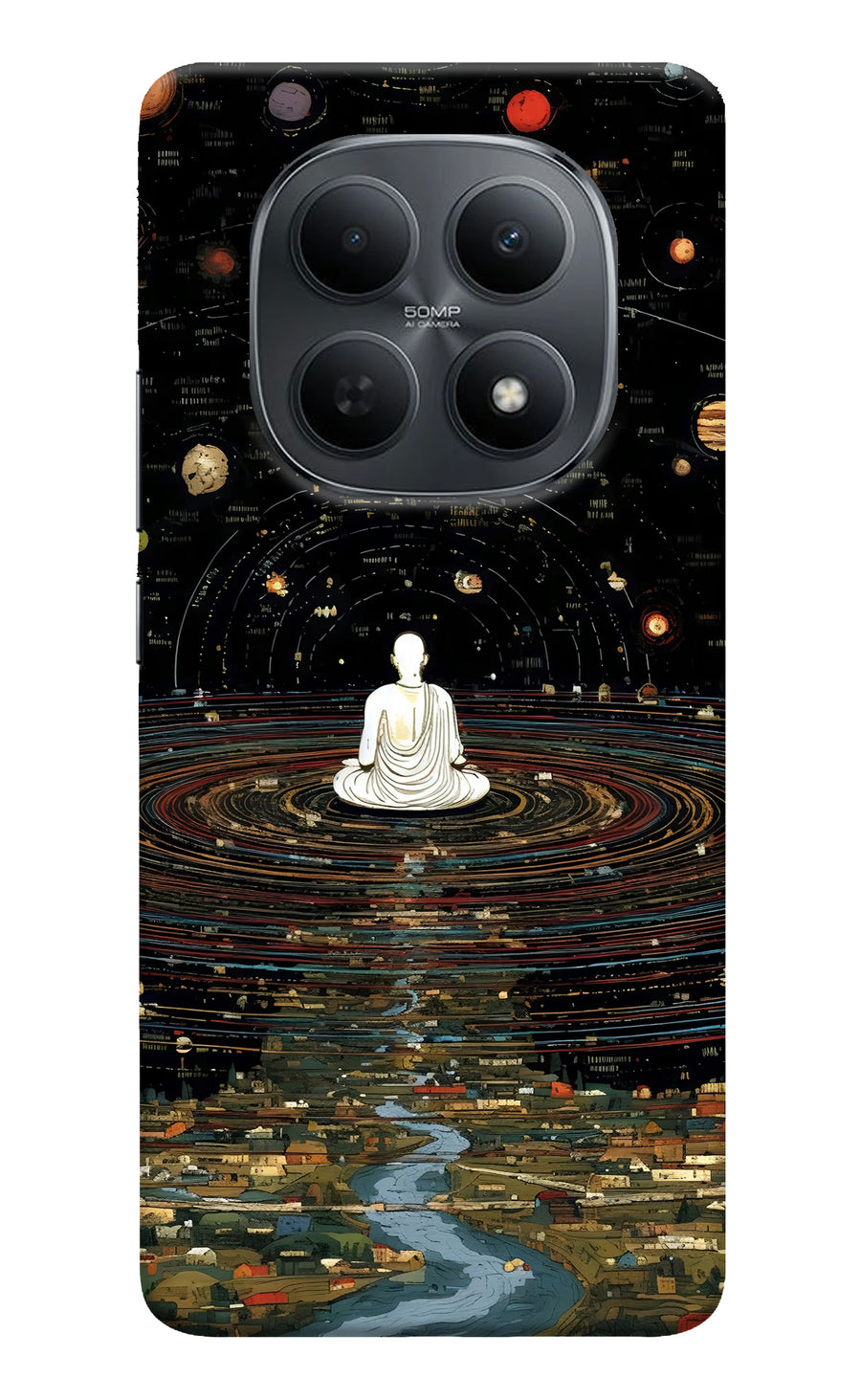 Space Monk Poco M8 5G Back Cover, Hard case