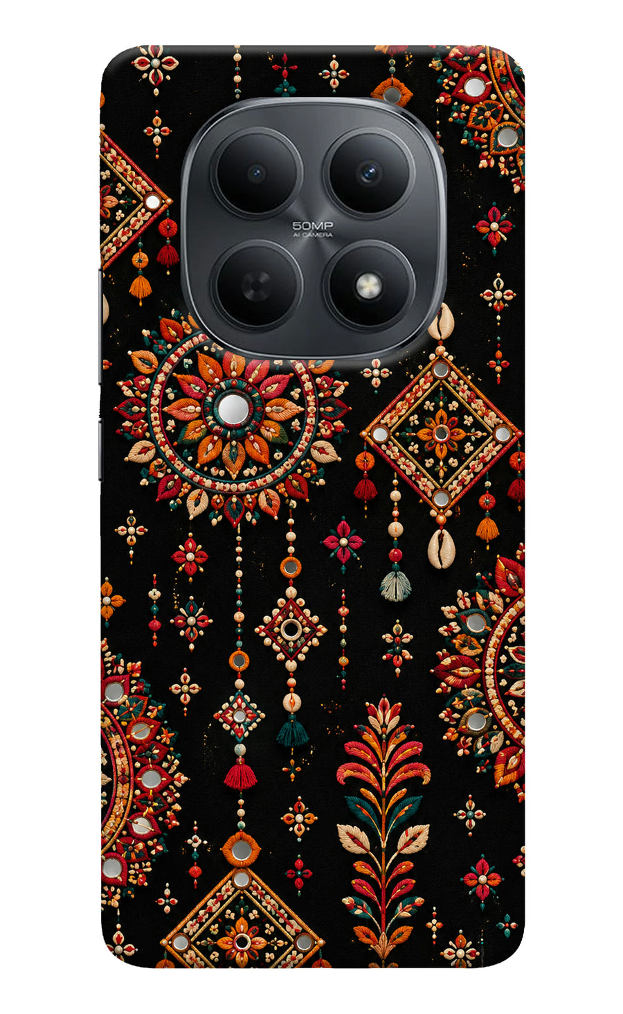 Boho Noir Poco M8 5G Back Cover, Hard case