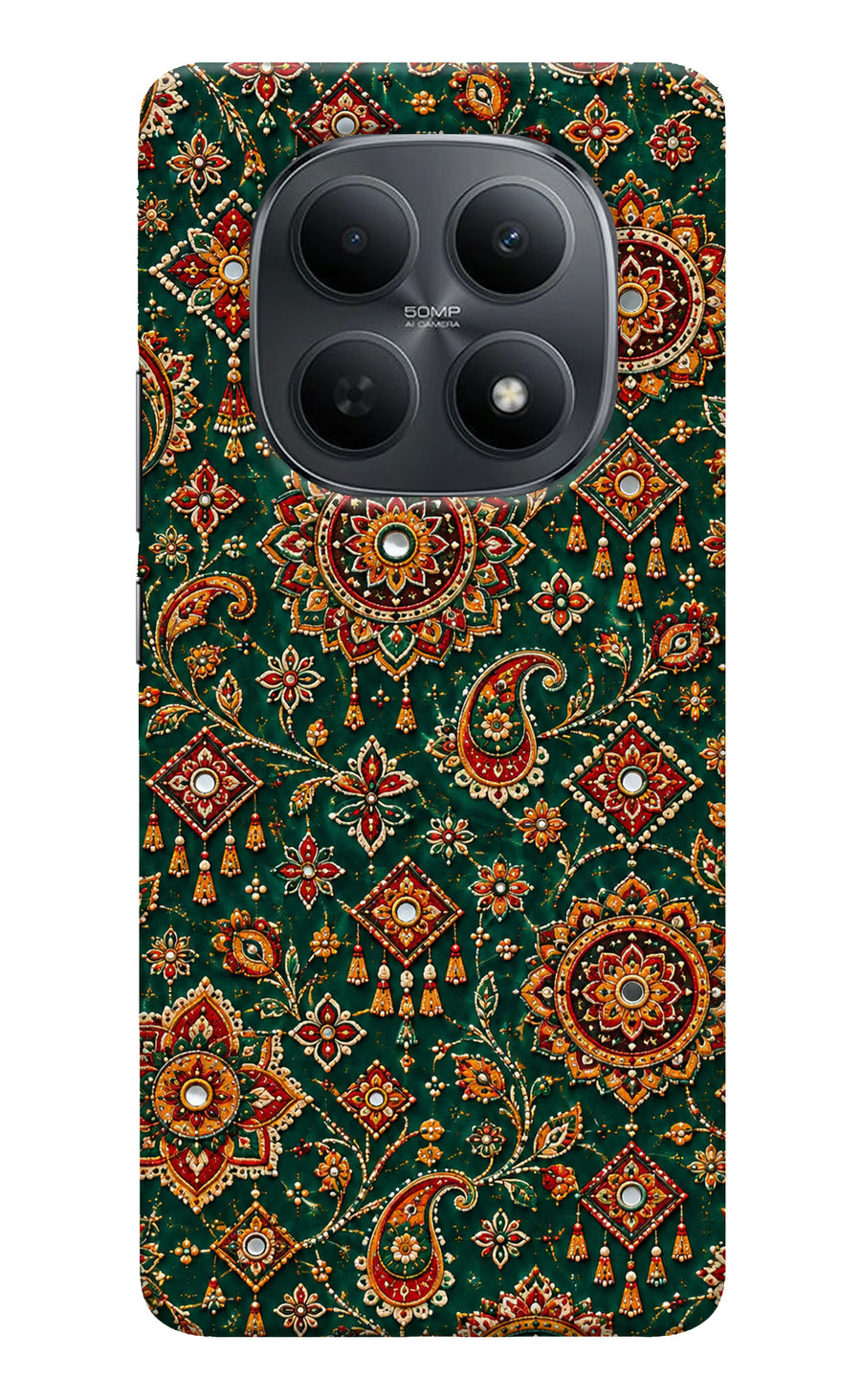 Green Pataka Poco M8 5G Back Cover, Hard case