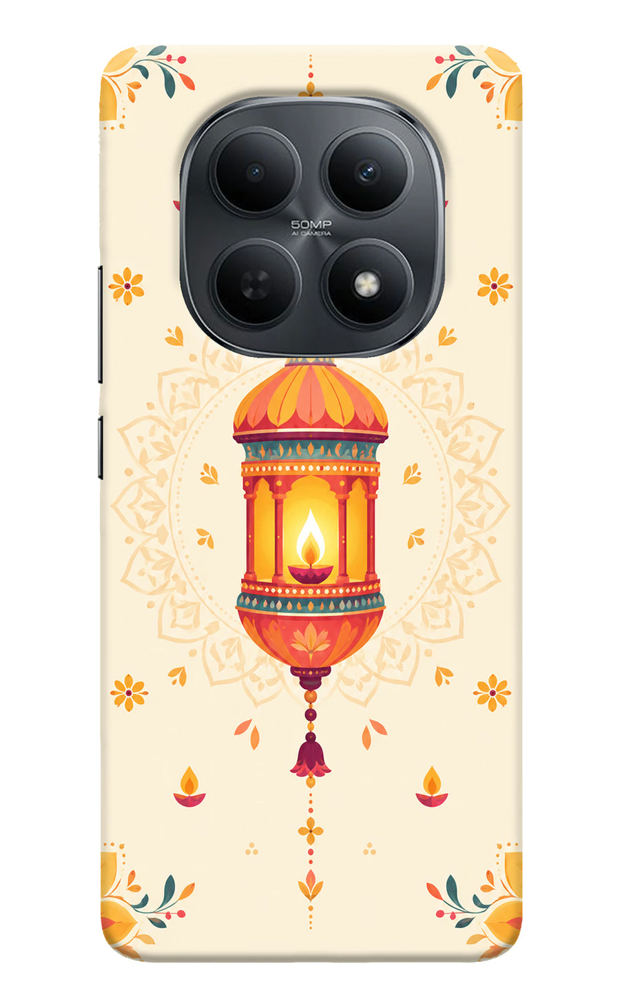 Golden Lantern Poco M8 5G Back Cover, Hard case