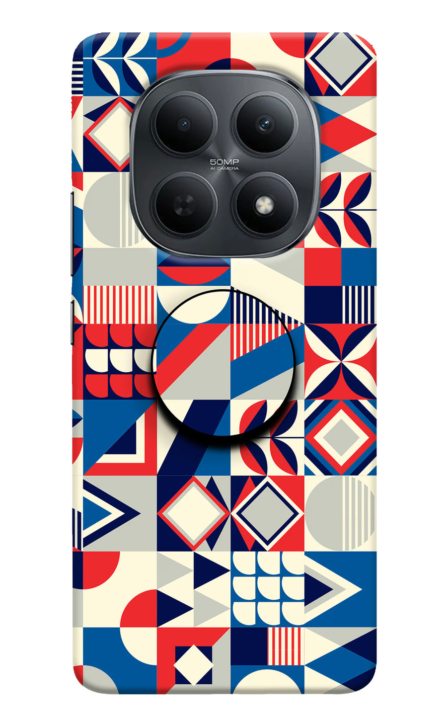 Colorful Pattern Poco M8 5G Pop Case, Hard case
