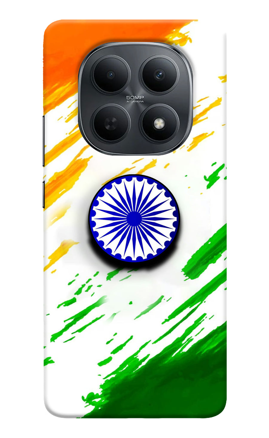 Indian Flag Ashoka Chakra Poco M8 5G Pop Case, Hard case