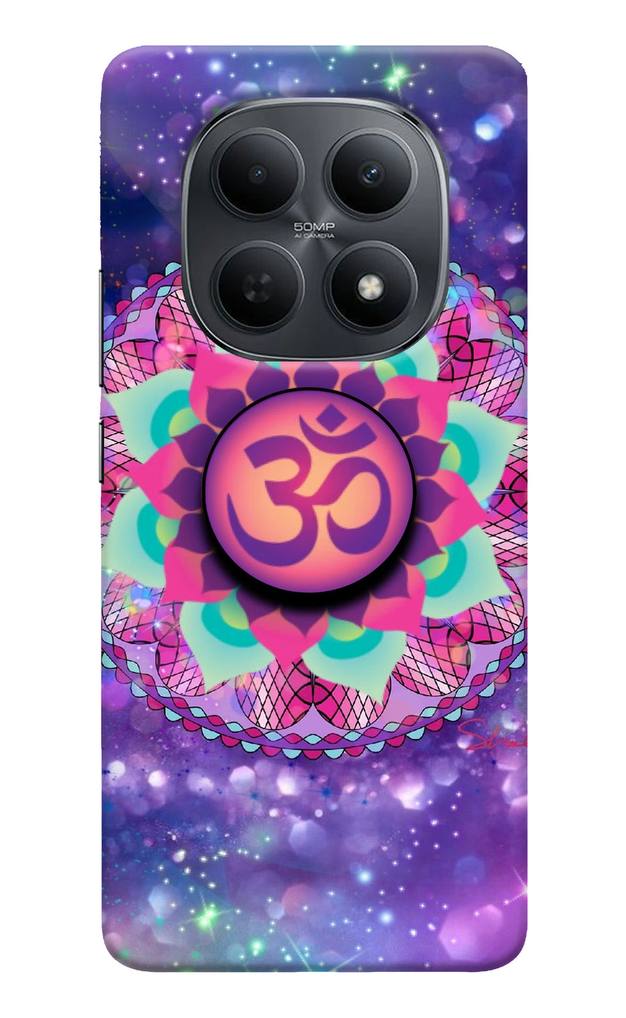 Om Purple Poco M8 5G Pop Case, Hard case