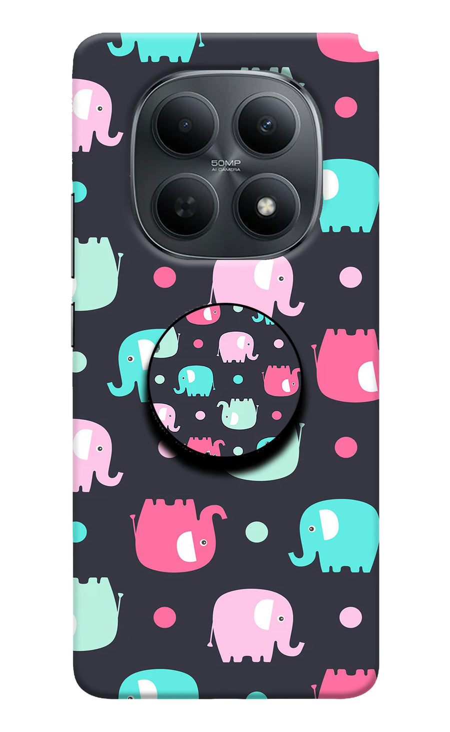 Baby Elephants Poco M8 5G Pop Case, Hard case