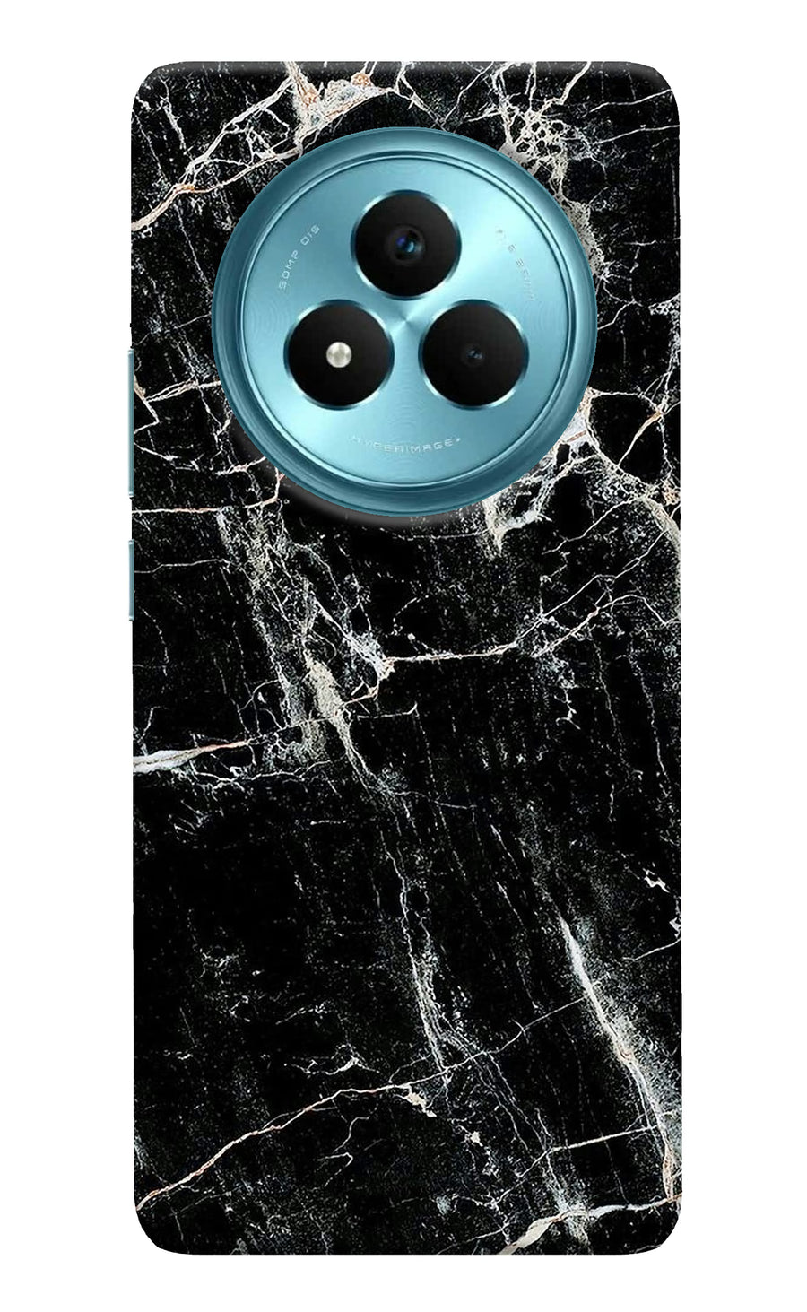 Black Marble Texture Realme Narzo 80 Pro 5G Back Cover, Hard case