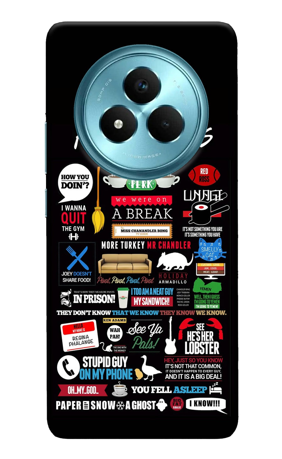 FRIENDS Realme Narzo 80 Pro 5G Back Cover, Hard case