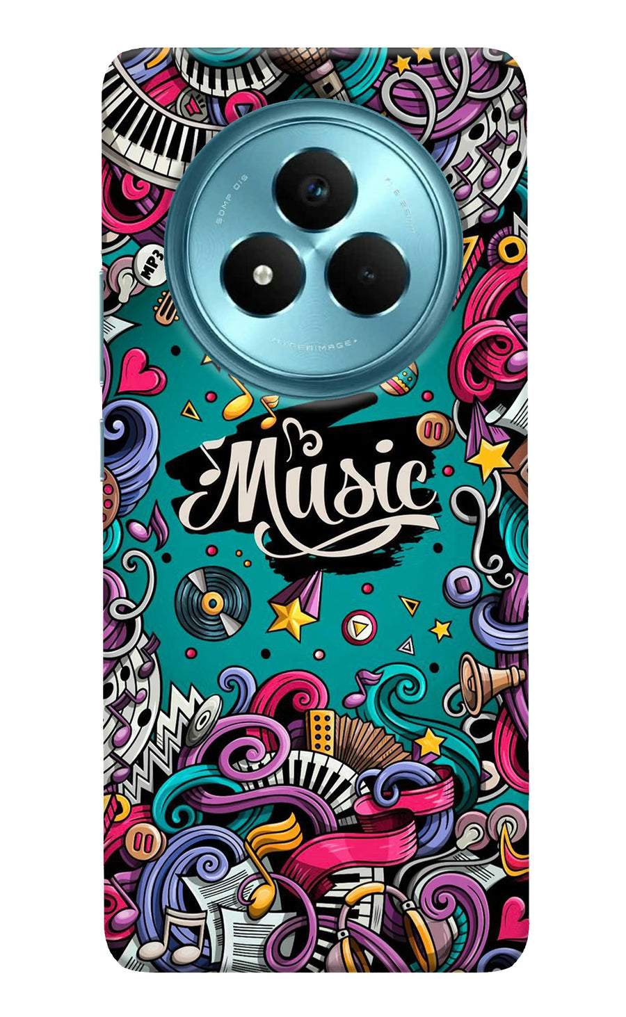 Music Graffiti Realme Narzo 80 Pro 5G Back Cover, Hard case