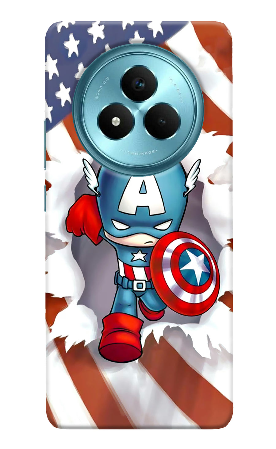 Captain America Realme Narzo 80 Pro 5G Back Cover, Hard case