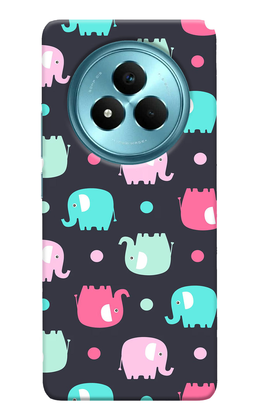 Elephants Realme Narzo 80 Pro 5G Back Cover, Hard case