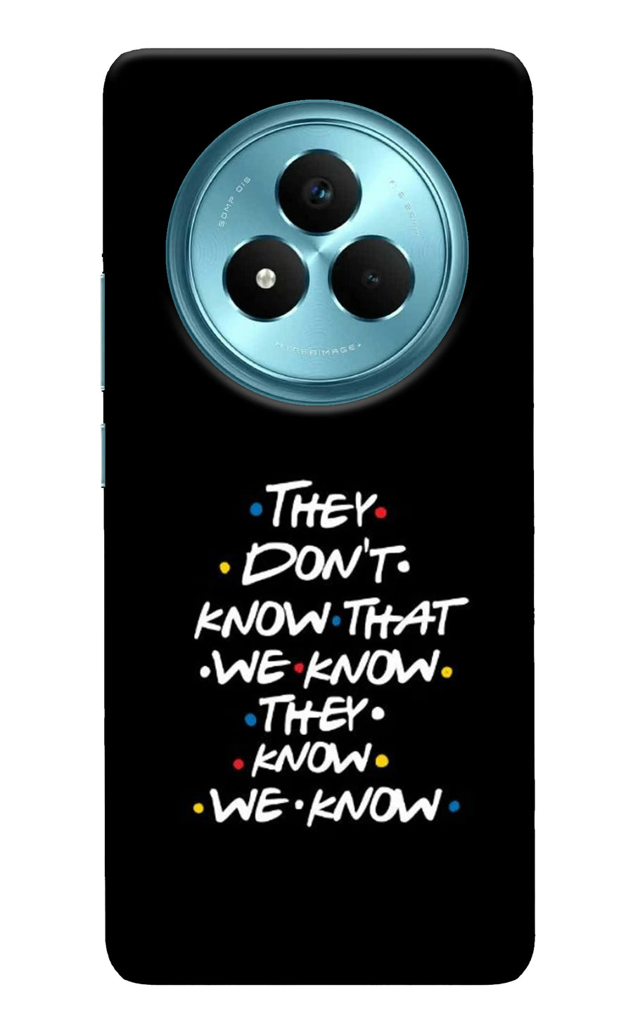 FRIENDS Dialogue Realme Narzo 80 Pro 5G Back Cover, Hard case