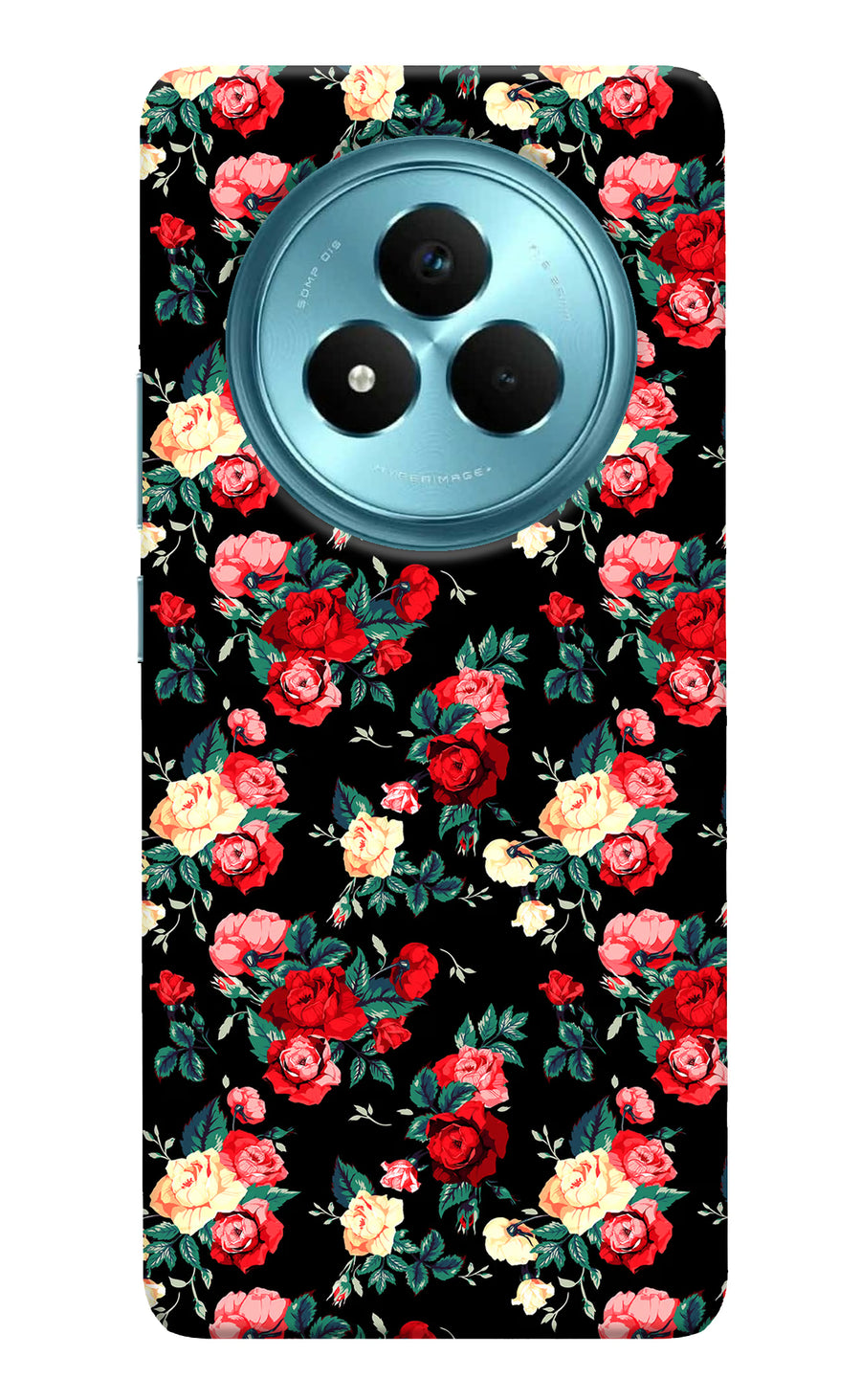 Rose Pattern Realme Narzo 80 Pro 5G Back Cover, Hard case
