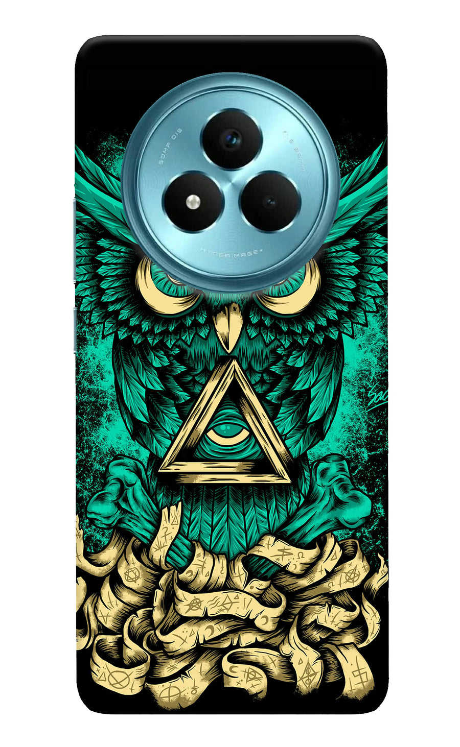 Green Owl Realme Narzo 80 Pro 5G Back Cover, Hard case
