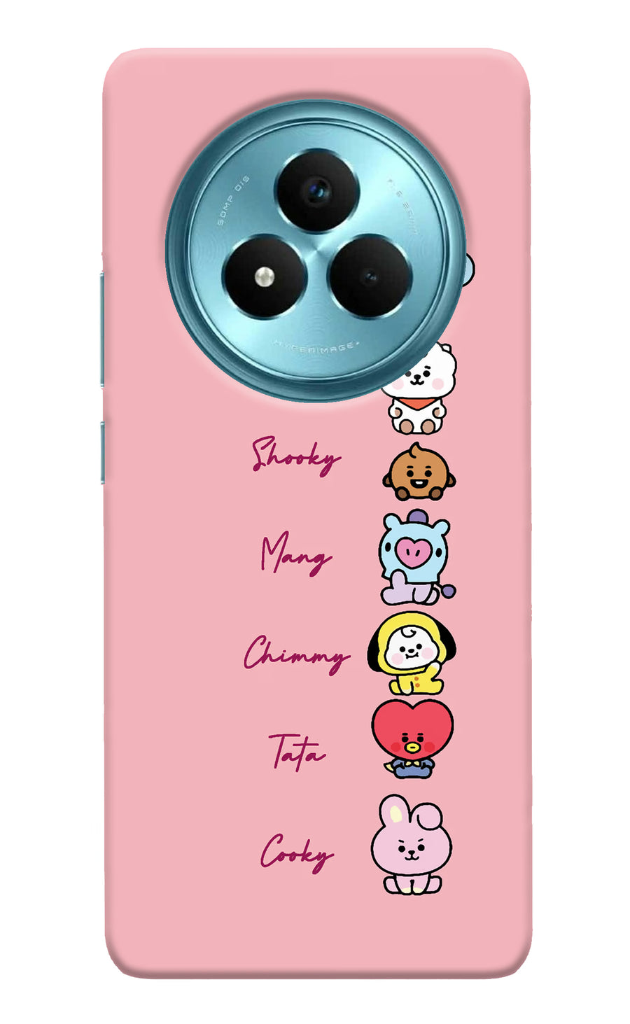 BTS names Realme Narzo 80 Pro 5G Back Cover, Hard case
