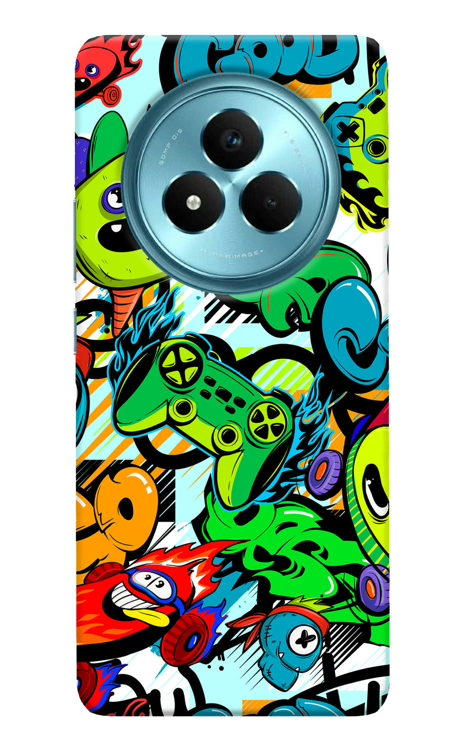Game Doodle Realme Narzo 80 Pro 5G Back Cover, Hard case