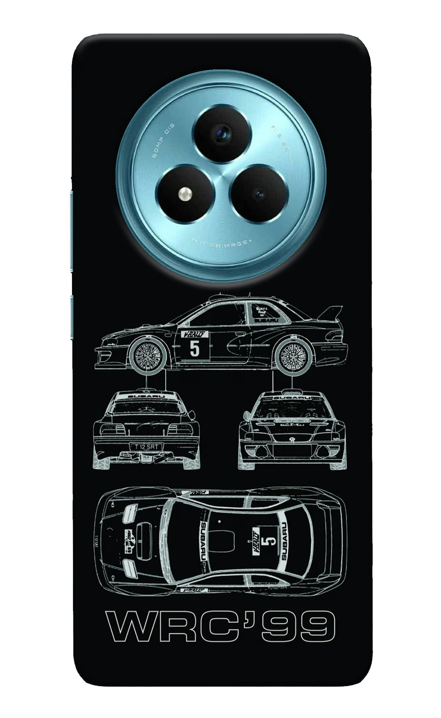 WRC'99 Realme Narzo 80 Pro 5G Back Cover, Hard case