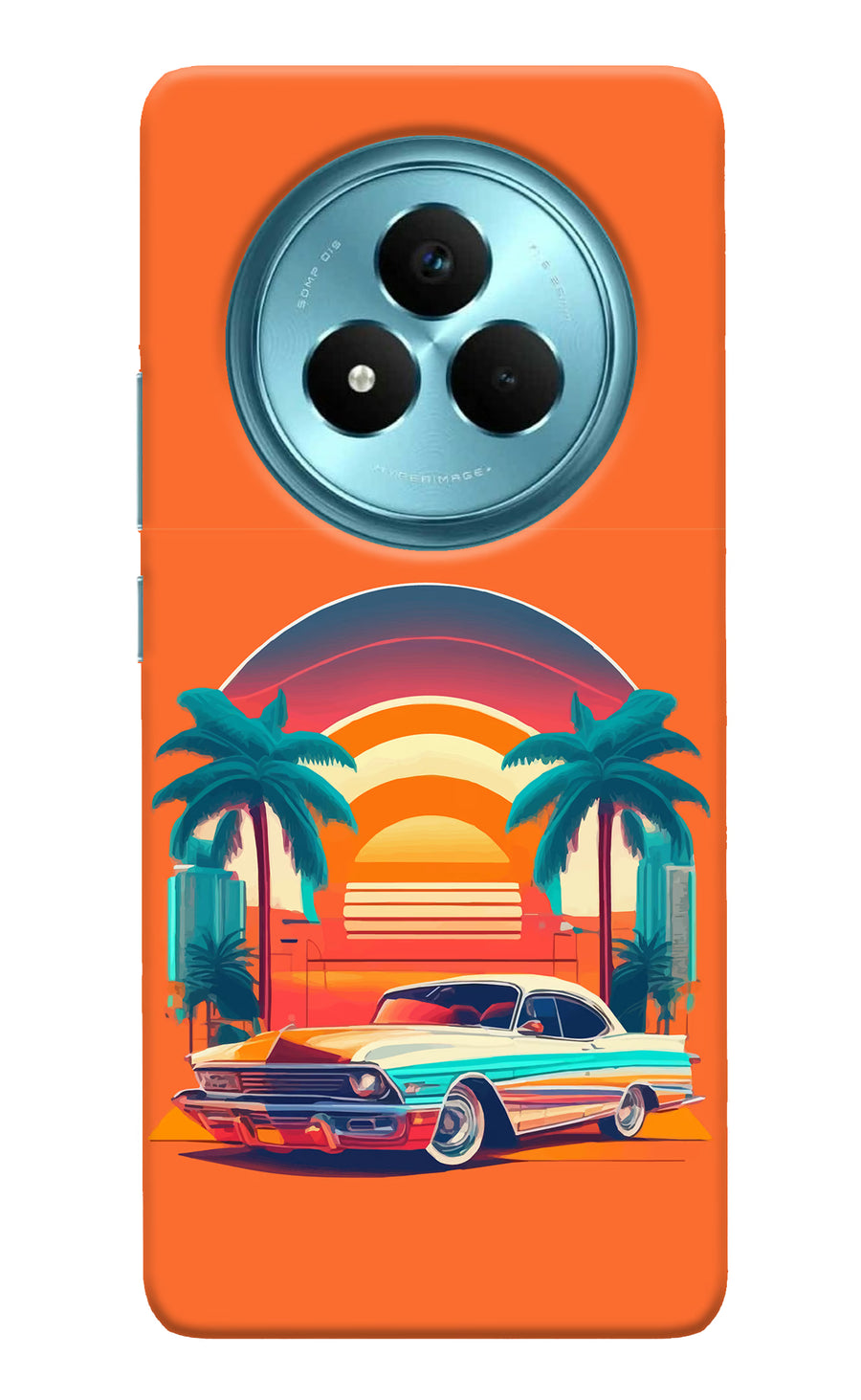 Palm Drive 80s Realme Narzo 80 Pro 5G Back Cover, Hard case