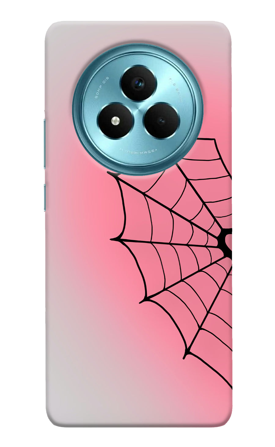 Pink Web Realme Narzo 80 Pro 5G Back Cover, Hard case