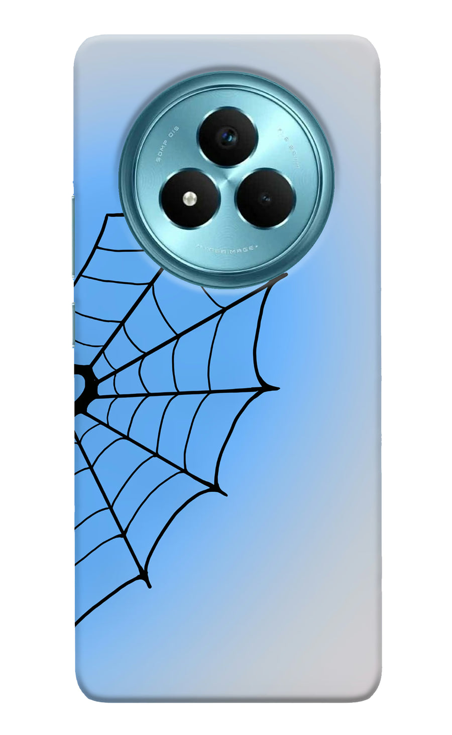 Blue Web Realme Narzo 80 Pro 5G Back Cover, Hard case