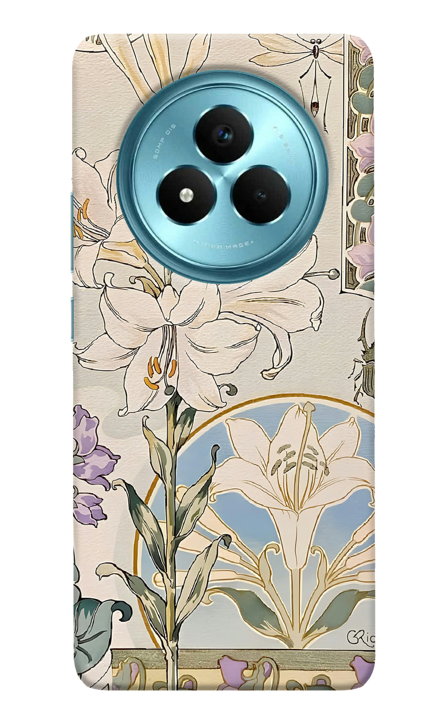 White Lily Realme Narzo 80 Pro 5G Back Cover, Hard case