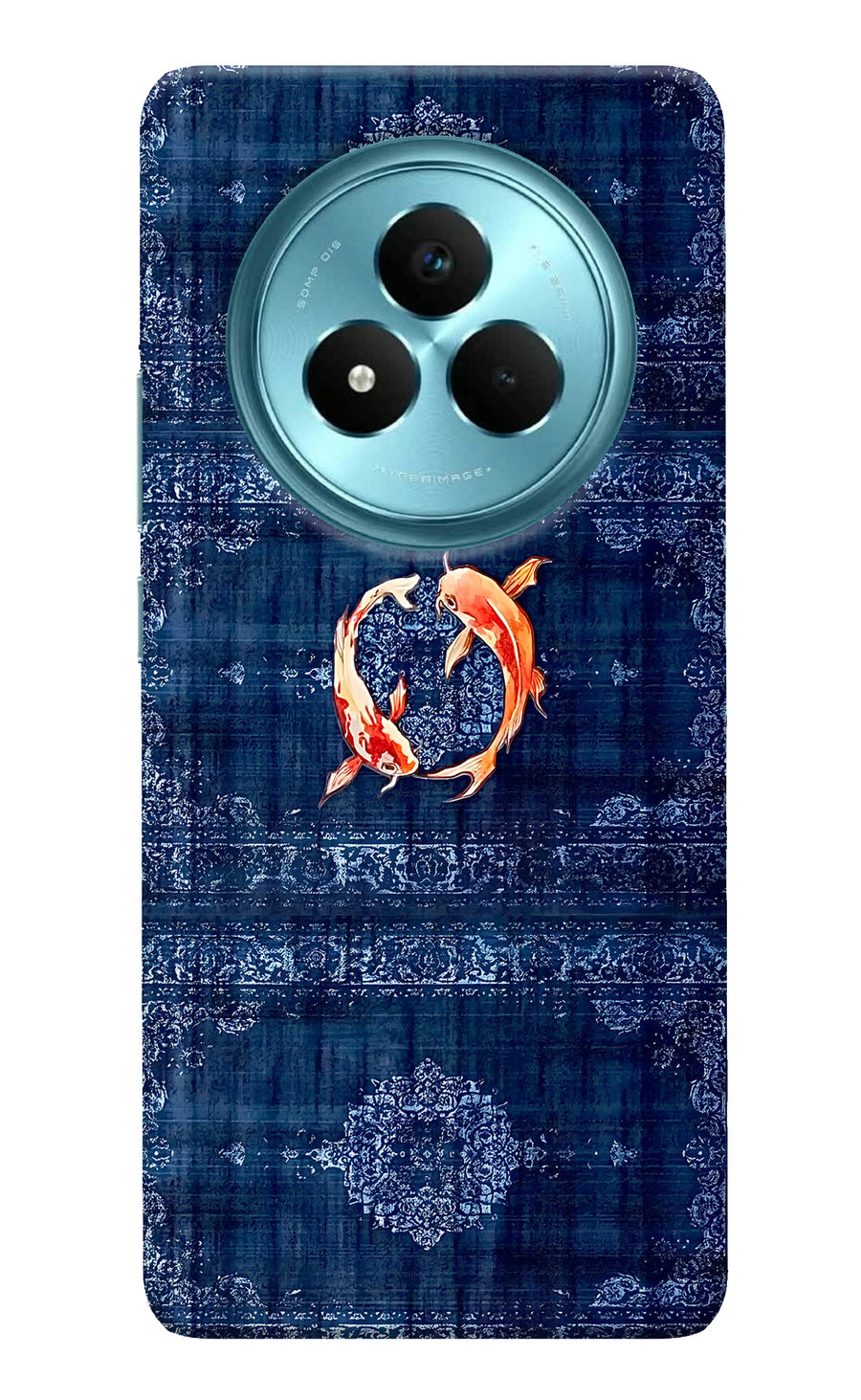 Koi Blue Realme Narzo 80 Pro 5G Back Cover, Hard case
