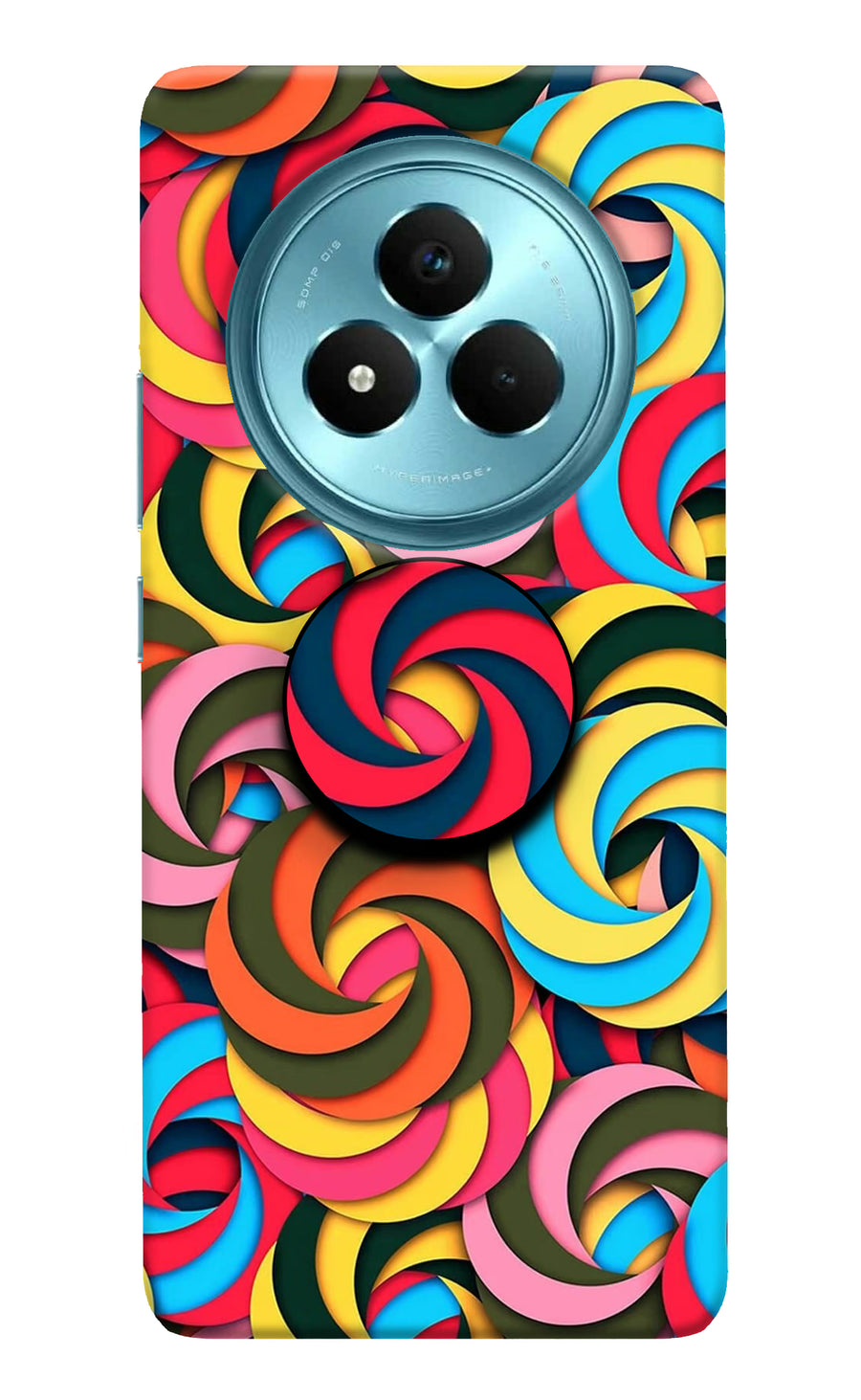 Spiral Pattern Realme Narzo 80 Pro 5G Pop Case, Hard case